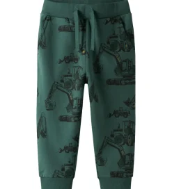 Bukser Og Jeans|Drengetøj|Name It Sweatpants - NmmStorm - Bistro Green