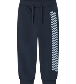 Bukser Og Jeans|Name It Sweatpants - NmmVoltinus - Navy Blazer/Check Flag