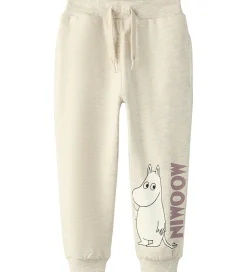 Bukser Og Jeans|Unisex-Tøj|Name It Sweatpants - NmnSloli - Moomin - Peyote Melange