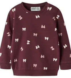 Sweatshirts|Name It Sweatshirt - NbfVimone - Burgundy/Bow
