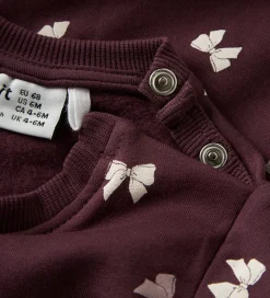 Sweatshirts|Name It Sweatshirt - NbfVimone - Burgundy/Bow