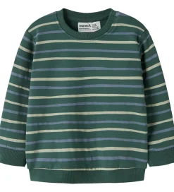Sweatshirts|Name It Sweatshirt - NbmVimmer - Bistro Green/Stripes