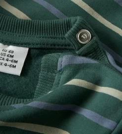 Sweatshirts|Name It Sweatshirt - NbmVimmer - Bistro Green/Stripes