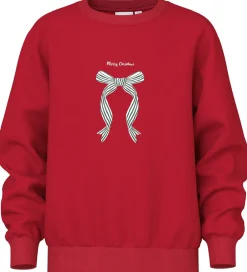Sweatshirts|Name It Sweatshirt - NkfVismas - Jester Red/Xmas Bow