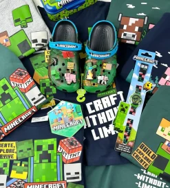 Drengetøj|Sweatshirts|Name It Sweatshirt - NkmNeven - Minecraft - Navy Blazer