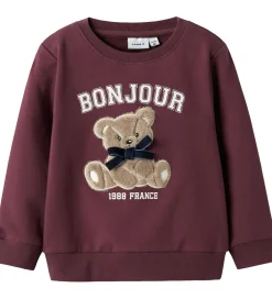 Sweatshirts|Name It Sweatshirt - NmfRear - Burgundy