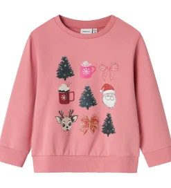 Juletøj|Sweatshirts|Name It Sweatshirt - NmfRomia - Wild Rose