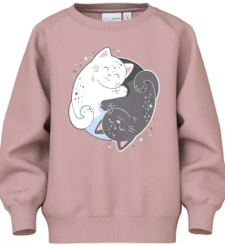 Sweatshirts|Name It Sweatshirt - NmfVenus - Keepsake Lilac/Yin Yang Cat