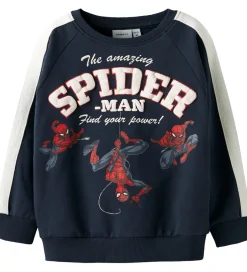 Sweatshirts|Name It Sweatshirt - NmmObert - Spiderman - Navy Blazer