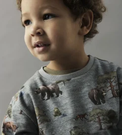 Sweatshirts|Name It Sweatshirt - NmmOlin - Grey Melange