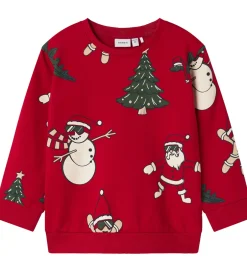 Juletøj|Sweatshirts|Name It Sweatshirt - NmmRoka - Jester Red