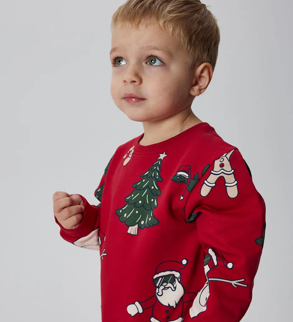 Juletøj|Sweatshirts|Name It Sweatshirt - NmmRoka - Jester Red