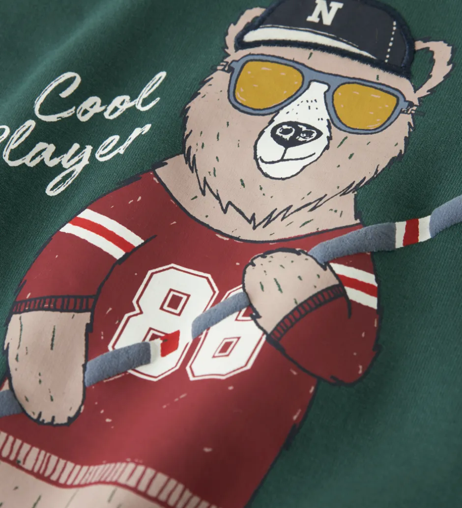 Sweatshirts|Drengetøj|Name It Sweatshirt - NmmSaxo - Bistro Green