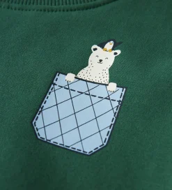 Drengetøj|Sweatshirts|Name It Sweatshirt - NmmVugo - Bistro Green/Pocket Bear