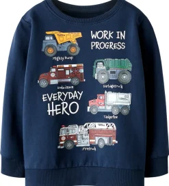 Drengetøj|Sweatshirts|Name It Sweatshirt - Tonka - NmmOrson - Navy Blazer