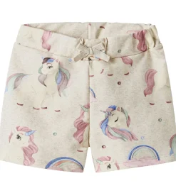 Shorts Og Knickers|Name It Sweatshorts - NmfDarlinga - Peyote Melange