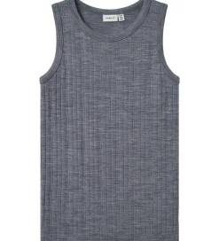 Undertøj|Name It Tanktop - Uld - NkmWang - Folkstone Gray