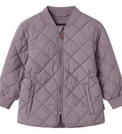 Termotøj|Name It Termojakke - NmfMarlin - Quilt - Gray Ridge