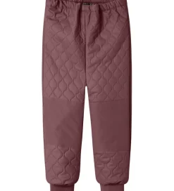 Termotøj|Name It Termotøj m. Fleece - PU - NmfMud - Rose Brown