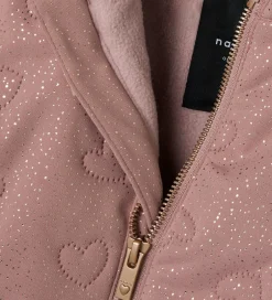 Termotøj|Name It Termotøj m. Fleece - NmfMoon - Woodrose m. Glitter