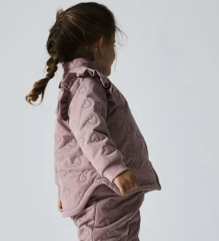 Termotøj|Name It Termotøj m. Fleece - NmfMoon - Woodrose m. Glitter