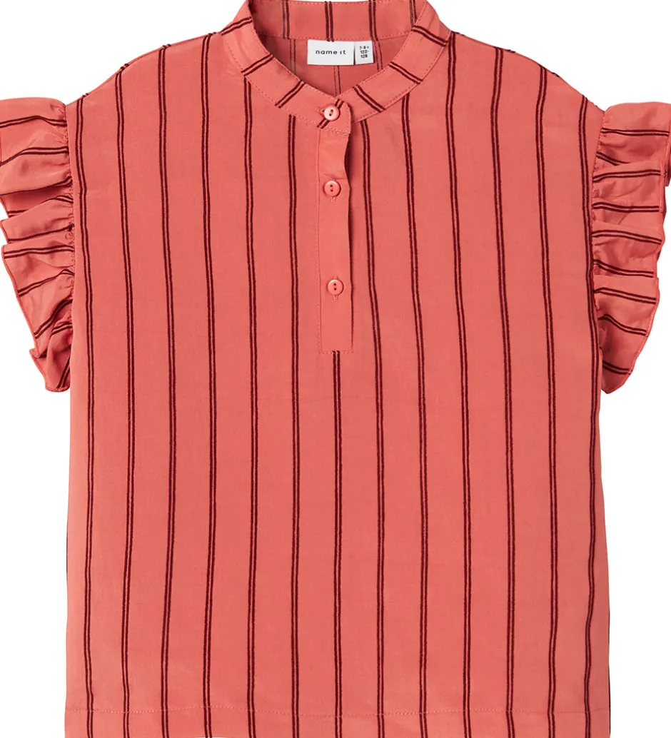 Toppe|Name It Top - NkfHeik - Spiced Coral/Madder Brown