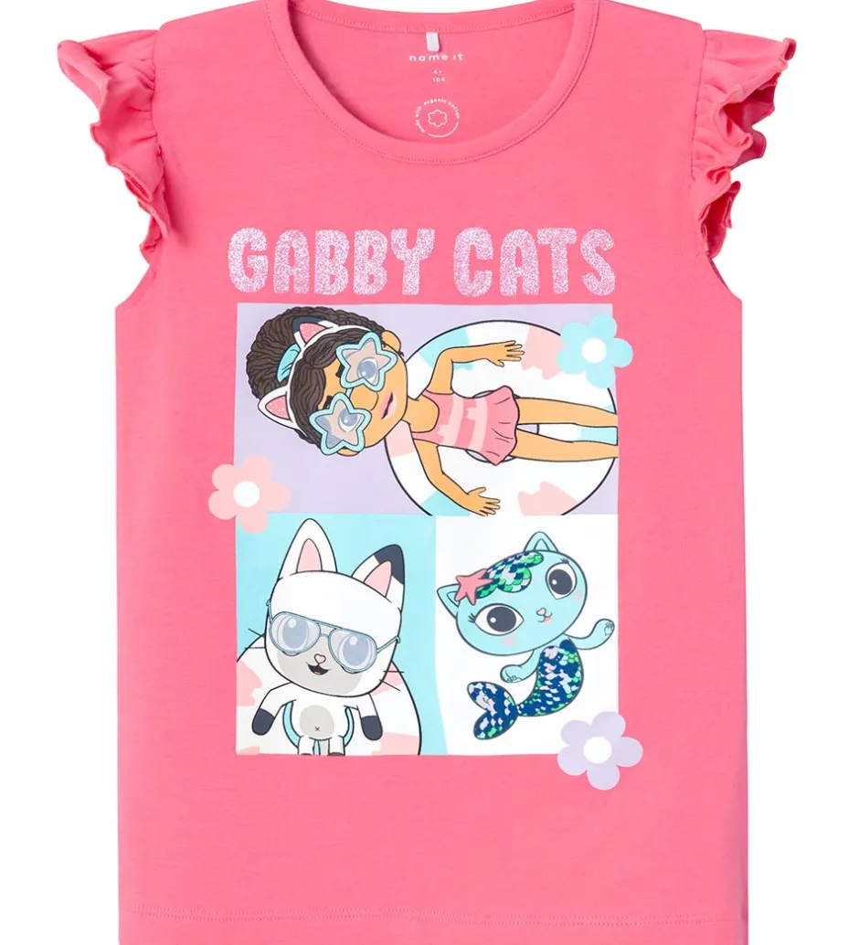 Toppe|Name It Top - NmfMemi Gabby - Camellia Rose