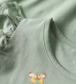 Toppe|Name It Top - NmfVayana - Aqua Gray/Yellow Flower