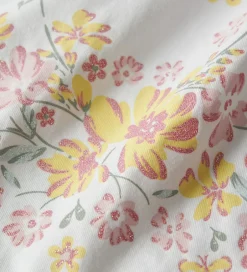 Toppe|Name It Top - NmfVayana - Bright White/Yellow Flower