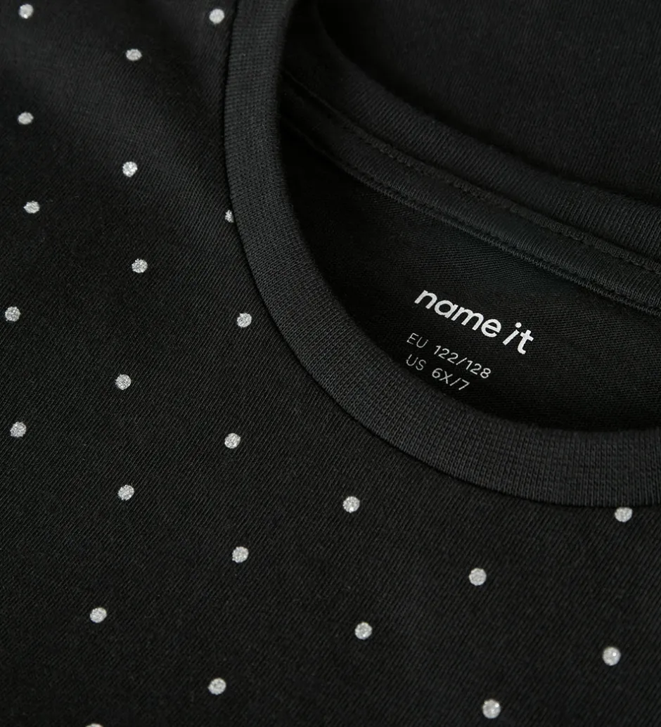 T-Shirts|Juletøj|Name It T-shirt - NkfRuaja - Sort