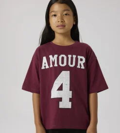 Pigetøj|T-Shirts|Name It T-shirt - NkfSangy - Burgundy