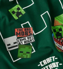 Drengetøj|T-Shirts|Name It T-shirt - NkmNels - Minecraft - Bistro Green