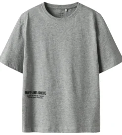 Bluser|Drengetøj|Name It T-shirt - NkmSeb - Grey Melange