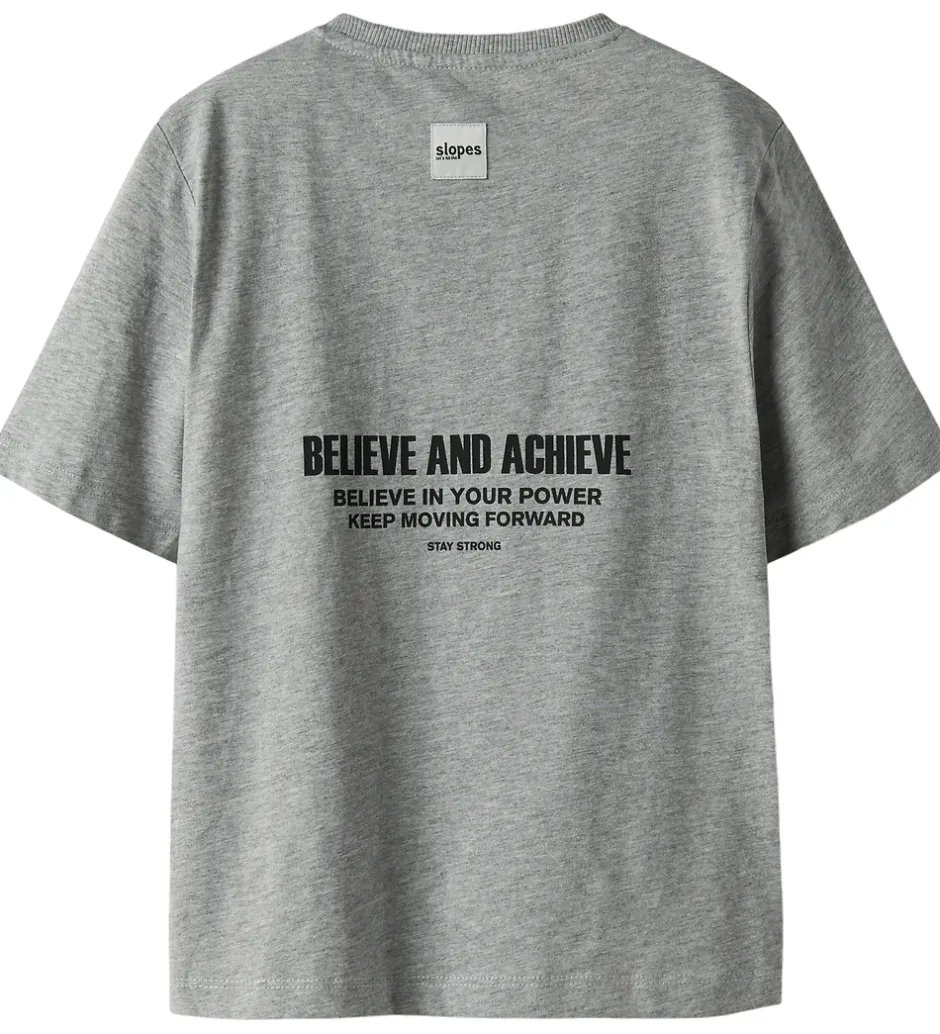 Bluser|Drengetøj|Name It T-shirt - NkmSeb - Grey Melange