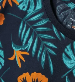 T-Shirts|Name It T-shirt - NkmZalo - Navy Blazer/Bright Marigold