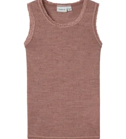 Undertøj|Name It Undertrøje - Uld - Hulmønster - NmfWang - Antler