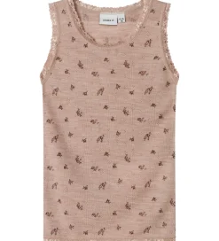 Undertøj|Name It Undertrøje - Uld - Hulmønster - NmfWang - Shadow Gray/Sm