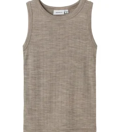 Undertøj|Name It Undertrøje - Uld - Rib - NmmWang - Satellite