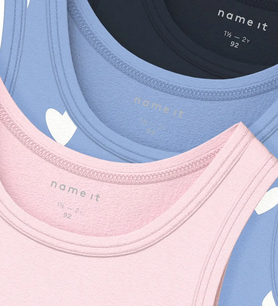 Undertøj|Name It Undertrøjer - NkfTank - 4-pak - Serenity