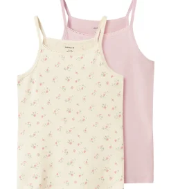 Undertøj|Name It Undertrøjer - Noos - NkfStrap - 2-pak - Turtledove/Lilac
