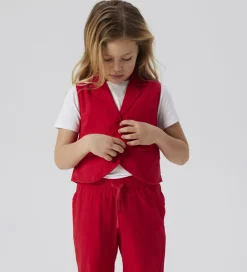 Veste|Name It Vest - NkfFalinnen - Kort - Chinese Red