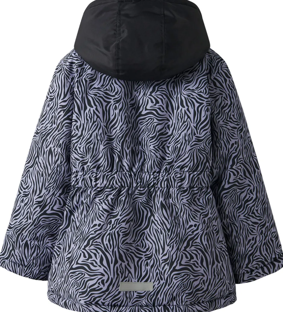 Vinterjakker|Name It Vinterjakke - Noos - NkfMaxi - Sort/ZEBRA