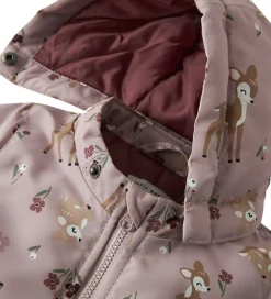 Vinterjakker|Name It Vinterjakke - NbfMaxi - Violet Ice/BAMBI