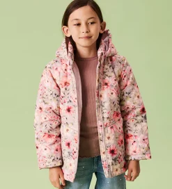 Vinterjakker|Name It Vinterjakke - NkfMaxi - Noos - Violet Ice/ROSE