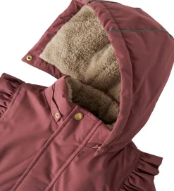 Vinterjakker|Name It Vinterjakke - NmfSnow05 - Rose Brown m. Flæser