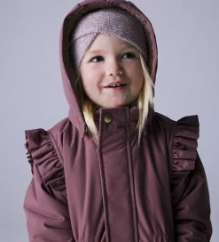 Vinterjakker|Name It Vinterjakke - NmfSnow05 - Rose Brown m. Flæser