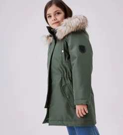 Vinterjakker|Name It Vinterjakke - NOOS - NkfMilla Parka - Agave Green