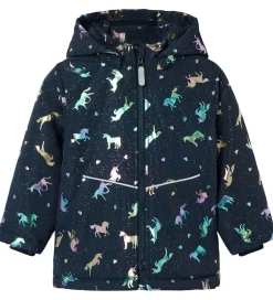 Vinterjakker|Name It Vinterjakke - Noos - NmfMaxi - Dark Sapphire/Unicorn