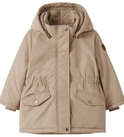 Vinterjakker|Name It Vinterjakke - Parka - NmfMarlow - Silver Mink
