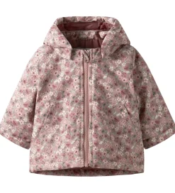 Vinterjakker|Name It Name Vinterjakke - NbfMaxi - Woodrose/FLOWER